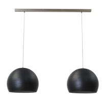 Masterlight Zwarte eetkamer hanglampConcepto 2x40 - 2811-05-100-2