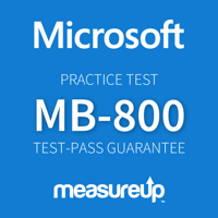 Practice Test MB-800 Microsoft Dynamics 365 Business Central Functional Consultant