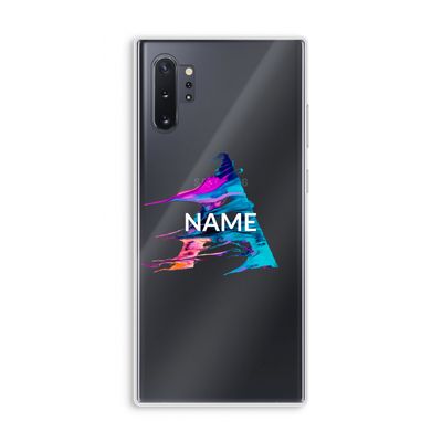 Abstract Spectrum: Samsung Galaxy Note 10 Plus Transparant Hoesje