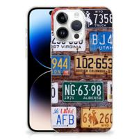 iPhone 14 Pro Max | Siliconen hoesje | met foto Kentekenplaten