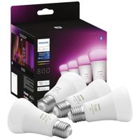 Philips Lighting Hue LED-lamp (4 stuks) 871951432840200 Energielabel: F (A - G) Hue White & Col. Amb. E27 Viererpack 4x570lm 60W E27 9 W Warmwit tot koudwit - thumbnail