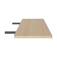 Bolia Graceful verlengblad set van 2 - 95 cm - 30 mm - wit geolied eiken