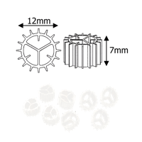 BioCarrier Type KNS - WIT - 100 liter