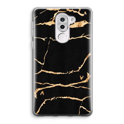 Gouden marmer: Honor 6X Transparant Hoesje