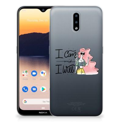 Nokia 2.3 Telefoonhoesje met Naam i Can Nokia 2.3 Telefoonhoesje met Naam i Can