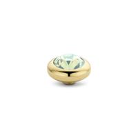 Melano Vivid Basic CZ Steentje Chrysolite | Goud Melano Vivid Basic CZ Steentje Chrysolite | Goud
