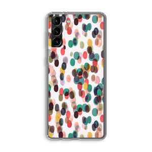 Tropical Dots: Samsung Galaxy S21 Plus Transparant Hoesje