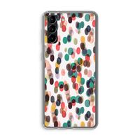Tropical Dots: Samsung Galaxy S21 Plus Transparant Hoesje