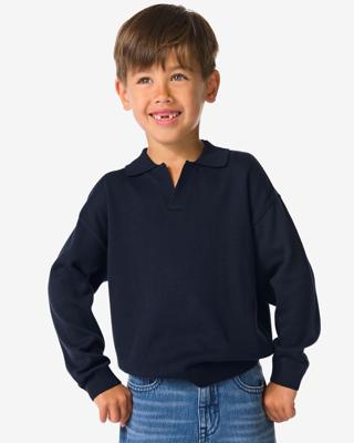 HEMA Kinderpolo donkerblauw (donkerblauw)