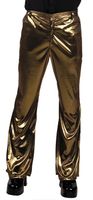 Disco broek goud - thumbnail