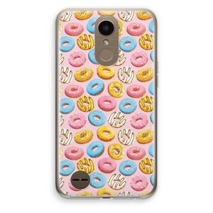 Pink donuts: LG K10 (2017) Transparant Hoesje