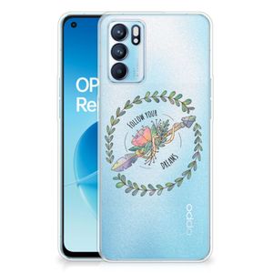 OPPO Reno 6 5G Telefoonhoesje met Naam Boho Dreams