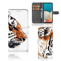 Hoesje Samsung Galaxy A73 5G Watercolor Tiger