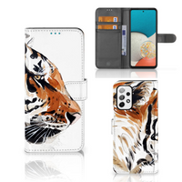 Hoesje Samsung Galaxy A73 5G Watercolor Tiger - thumbnail