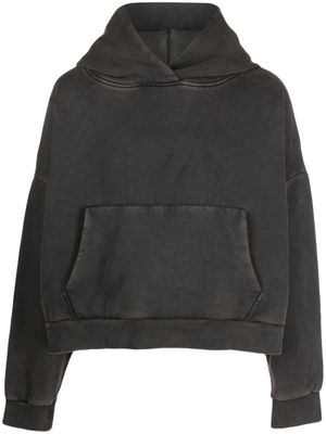 ENTIRE STUDIOS hoodie à effet délavé - Noir