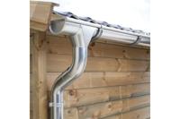 Verzinkte dakgootset compleet - dubbelzijdig - 110 mm - zink - 850 cm