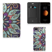 Apple iPhone 7 Plus | 8 Plus Smart Cover Purple Flower
