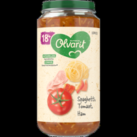 Olvarit 18+ Maanden Spaghetti Tomaat Ham 250g bij Jumbo