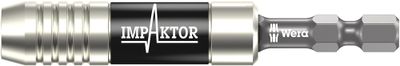 Wera 897/4 IMP Impaktor Houder met spanring en Magneet, 1/4 duim x 75 mm - 1 stuk(s) - 05057675001