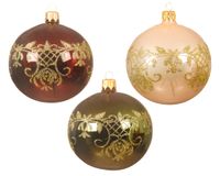 kerstballen glas d8 cm a3 I kerst - Decoris - thumbnail