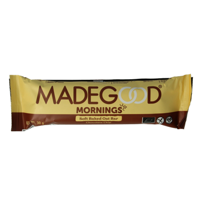 Made Good Morning bar chocolate chip bio 30 Gram
