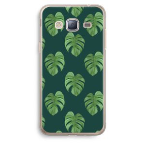 Monstera leaves: Samsung Galaxy J3 (2016) Transparant Hoesje