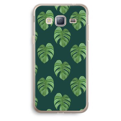 Monstera leaves: Samsung Galaxy J3 (2016) Transparant Hoesje