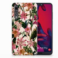 Huawei P20 Pro TPU Case Flowers - thumbnail