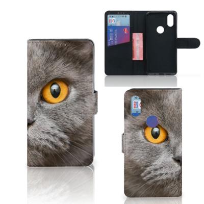 Telefoonhoesje | Met pasjeshouder | Xiaomi Mi Mix 2s Britse Korthaar