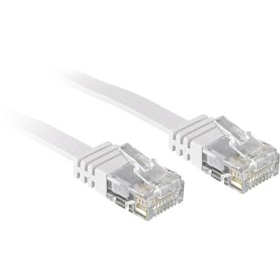 LINDY 47503 RJ45 Netwerkkabel, patchkabel CAT 6 U/UTP 3.00 m Wit Snagless 1 stuk(s)