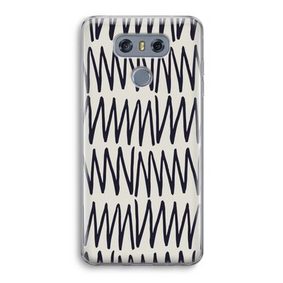 Marrakech Zigzag: LG G6 Transparant Hoesje