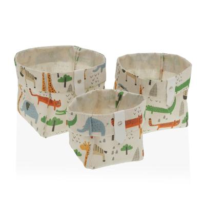 Mand Versa Textiel 10 x 10 x 10 cm 14 x 14 x 14 cm 12 x 12 x 12 cm