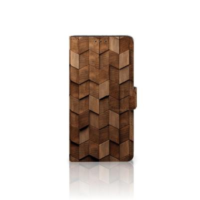 Book Style Case voor Samsung Xcover Pro Wooden Cubes