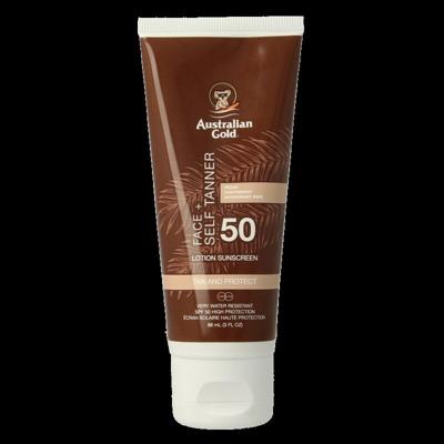 Australian Gold Face met selftanner SPF50 88 Milliliter