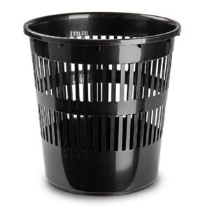 Plasticforte Afvalemmer - 10L - 28 cm - kunststof - zwart