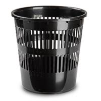 Plasticforte Afvalemmer - 10L - 28 cm - kunststof - zwart