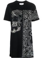 Philipp Plein robe à motif cachemire - Noir - thumbnail