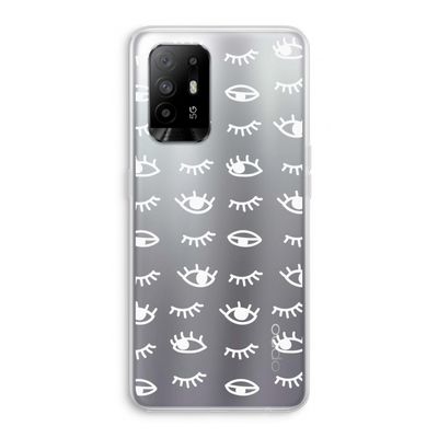 Eye pattern #3: Oppo A95 5G Transparant Hoesje
