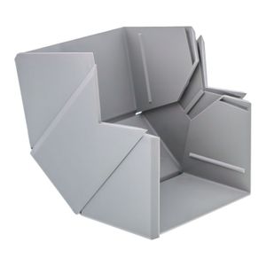 Buitenhoek kabelgoot 110x62mm grijs RAL 7030 Canalit 951608