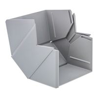 Buitenhoek kabelgoot 110x62mm grijs RAL 7030 Canalit 951608