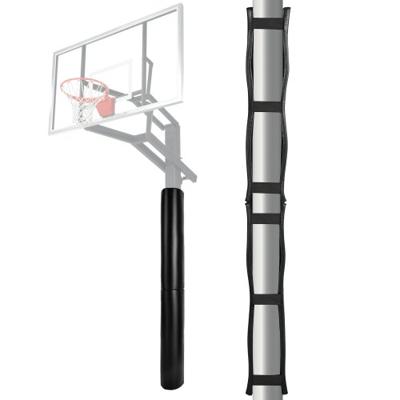VEVOR Basketbalkussen Weerbestendige vulling Zwart 180cm Beschermende vulling