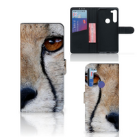 Motorola G8 Power Telefoonhoesje met Pasjes Cheetah - thumbnail