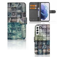 Wallet Case met Pasjes Samsung Galaxy S22 Spijkerbroeken