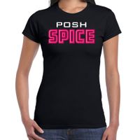 Spicy girls t-shirt dames - posh spice - roze - carnaval/90s party themafeest - thumbnail