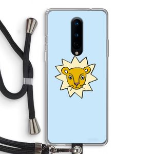 Kleine leeuw: OnePlus 8 Transparant Hoesje met koord