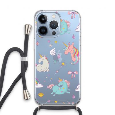 Fantasiewereld: iPhone 13 Pro Transparant Hoesje met koord