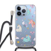 Fantasiewereld: iPhone 13 Pro Transparant Hoesje met koord