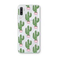 Cactus Lover: Samsung Galaxy A70 Transparant Hoesje