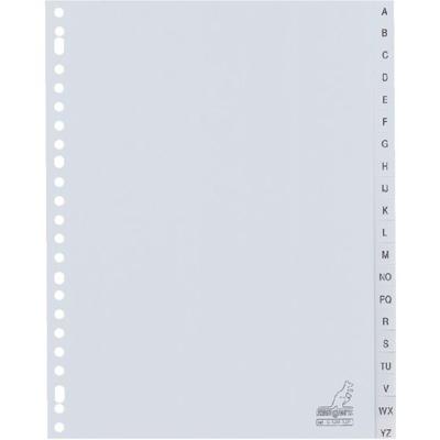 Tabbladen Kangaro 23-gaats G420AZM 20-delig alfabet grijs PP | 25 stuks