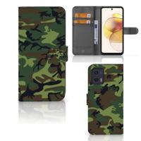 Motorola Moto G73 | Telefoon Hoesje | Army Dark